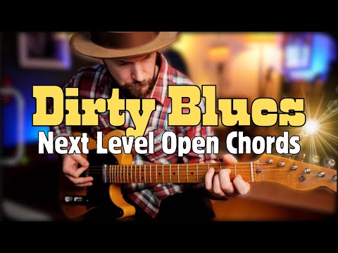 Open Chord Tricks! Dirty Blues Fills & Licks to level up your guitar playing! Lesson in A minor!