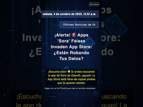Impostores de Sora copan la App Store: cifras, trucos y respuesta