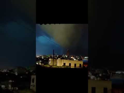 Possível tornado em Telêmaco Borba-PR