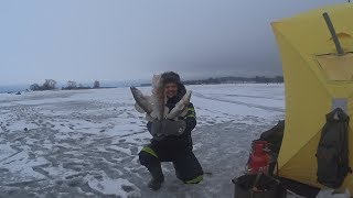 Рыбалка зимой на яузском водохранилище
