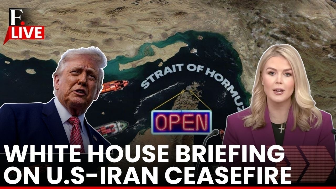 White House LIVE: Karoline Leavitt Holds Press Briefing Post Trump's Iran War Ceasefire Announcement