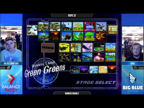 NGPU 32 SSBM - BigRedAnimeBike (Fox) vs. Bank (Marth) - Melee WR2