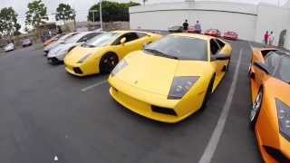 preview picture of video 'Lamborghini Newport Beach Cars and Coffee'