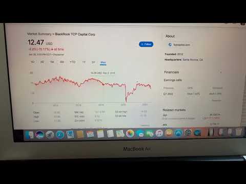 🔴 BlackRock TCP Capital Corp TCPC Stock Information 🔴