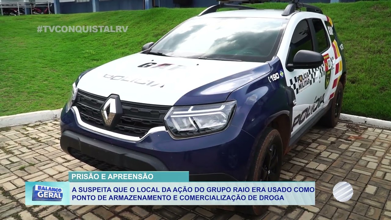 Duas pessoas são levadas à delegacia suspeitas de envolvimento com o tráfico em Lucas do Rio Verde