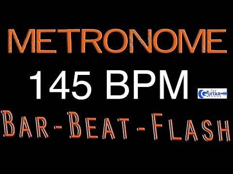 145 BPM FREE Metronome Best Free Online Metronome  Beats Per Minute Counter Flash Drummers Metronome