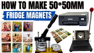 Download the video "How To Make Square 50*50mm (2*2 inch) Photo Fridge Magnets #fridgemagnets #machine #customized"