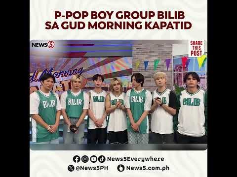 P-pop boy group BILIB, may mensahe sa fans