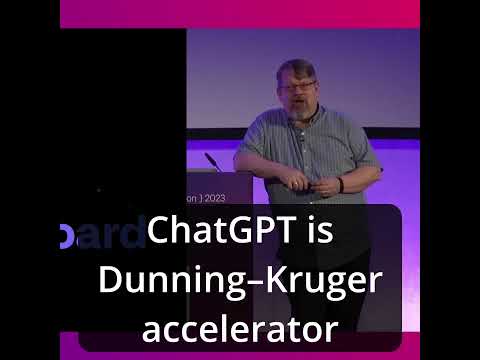 ChatGPT is a Dunning–Kruger accelerator