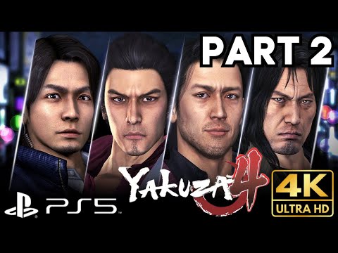YAKUZA 4 Remastered Gameplay Walkthrough Part 2 | PS5 PS4 Games | 4K HDR (No Commentary Gaming)