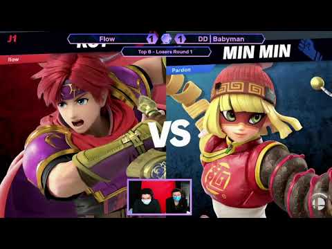 Coupe DitootiD #2 SSBU TOP 8 Losers Round 1 - DD|Babyman (Min-Min) VS Flow (Roy)
