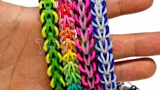 How to Make a Rainbow Loom Tribal Fishtail Bracelet - EASY