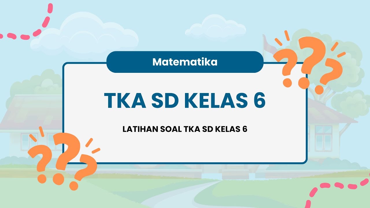 Latihan Soal TKA Matematika Kelas 6 SD | Persen, Diagram Batang & Pembahasan Mudah PART 1