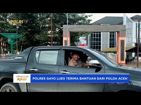 POLRES GAYO LUES MENERIMA BANTUAN SEMBAKO DARI POLDA ACEH