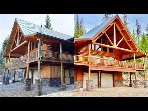 Log Home Transformation + Surprise Amish Auction