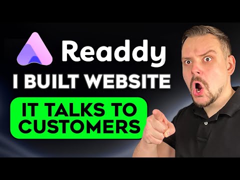 Readdy AI - I Built a Smart Website with AI That Talks to My Customers