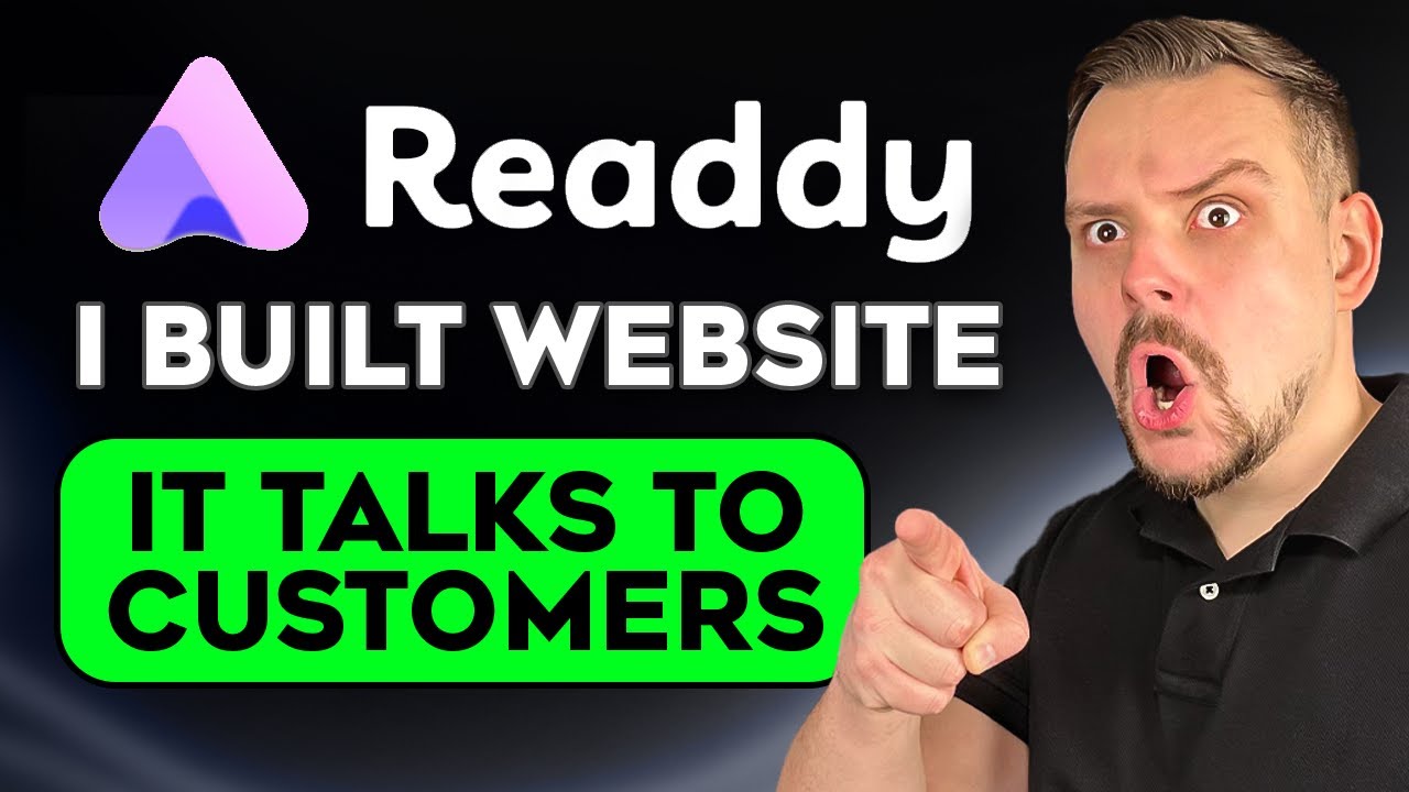 Readdy AI - I Built a Smart Website with AI That Talks to My Customers