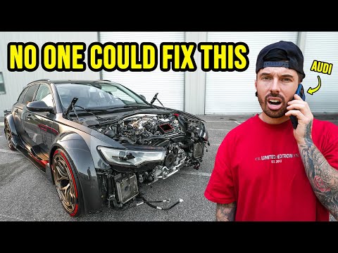 REBUILDING A WRECKED AUDI RS6 GT3 #2