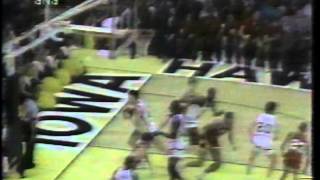 January 1987 - Iowa Handles Bob Knight&#39;s Indiana Hoosiers, Puts 3 Digits on the Board