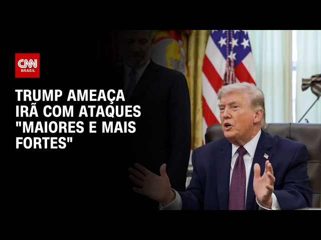 Trump ameaça ataques “maiores e mais fortes” se acordo com Irã falhar | CNN NOVO DIA