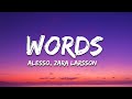 Alesso, Zara Larsson - Words (Sped Up)