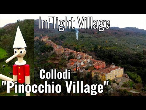 InFlight Village - Collodi "Pinocchio Village" (Pistoia) Drone 4K View - DJI Phantom 4