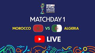 Morocco vs Algeria | Group A | Matchday 1 | #TotalEnergiesAFCONFutsal2026