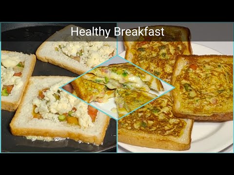 Healthy Breakfast Idea | Cheese Egg Omelette Bread Recipe | Stay Healthy