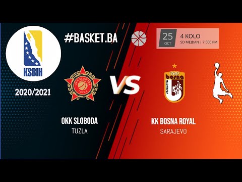 OKK Sloboda vs KK Bosna Royal - 4. kolo - KSBIH - 2020/2021