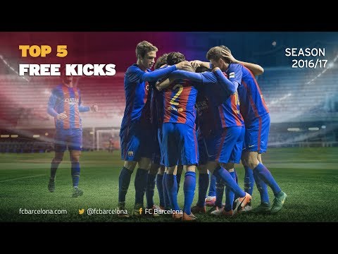 The Barça Academy's Top 5 free kick goals in the 2016/17 season
