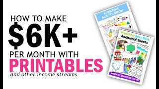 How to make $6K+ per month with a Printable business