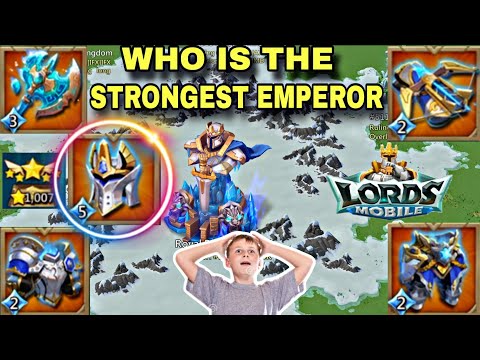 Lords Mobile - Strongest New Emperor Accounts 🔥 Of Lords mobile #lordsmobile 