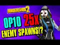 Borderlands 2 But 25x As Many Enemy Spawn At OP10!?