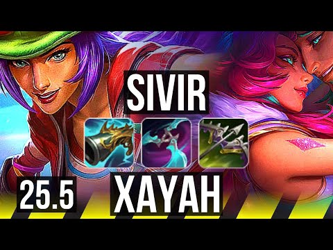 SIVIR & Zilean vs XAYAH & Elise (ADC) | 8/3/14 | KR Master | 25.5