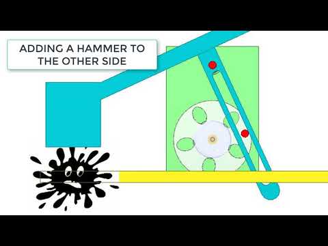 Scotch Yoke Mechanism P12 | Adding a Hammer to the end -Solid Edge
