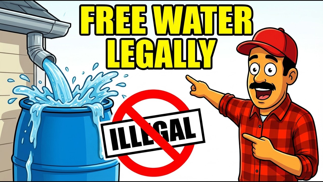 They Lied to You: Collecting Rainwater Is NOT Illegal — Build This Instead