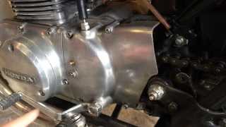 preview picture of video 'CB350 Clutch Adjustment Procedure'
