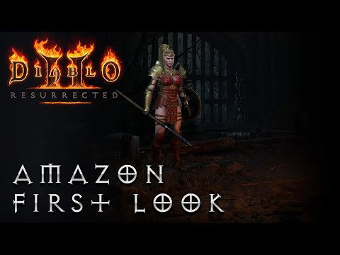 Diablo 2 Resurrected Alpha - First look at the Amazon - Playthrough #BlizzEarlyAccess