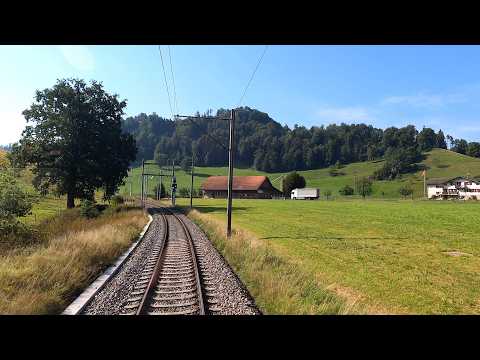 ★ 4K 🇨🇭 Basel - Luzern via Läufelfingen - Wolhusen, Führerstandsmitfahrt Schweiz [08.2020]
