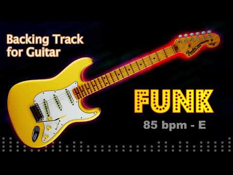 🎸Funk Guitar Backing Track 🎸  -  (E7) 85bpm.  Backing track for funk guitarists. #backingtrack