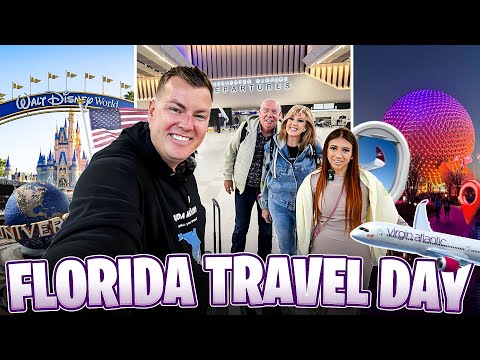 FLYING TO ORLANDO 🇺🇸 | Virgin Atlantic Upper Class ✈️ Manchester to Florida Travel Day-Disney World