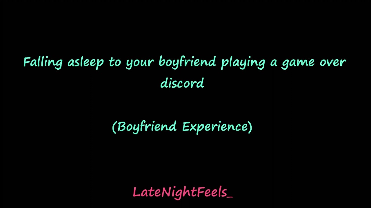 Falling Asleep To Your Boyfriend Playing A Game Over Discord [45min] [BFE] [Sleep Aid]