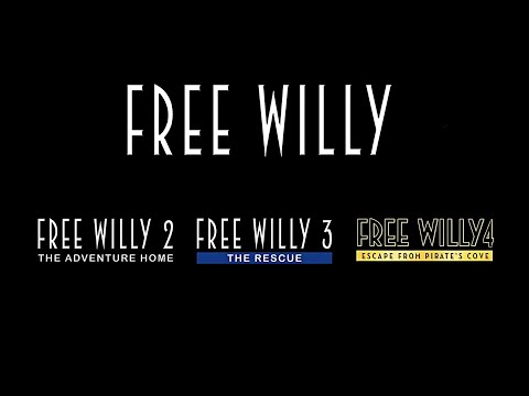 Movie Trailer Title Logo: Free Willy Film Series - (1993 - 2010)