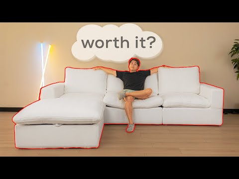 EVERYBODY wants this couch..but is it worth it? | Cloud Couch Dupe Review
