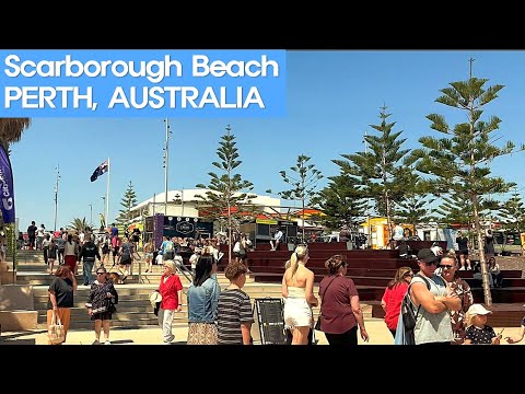 Scarborough Beach Sunday Markets Walking Tour Perth Australia 2025 [4K]