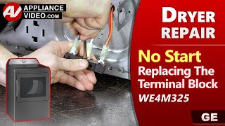 Dryer not starting or heating - Terminal Block issues - Diagnostic & Repair by Factory Technician