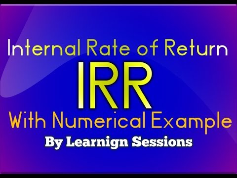 IRR - Internal Rate of return Live class JAIIB Accounting and finance for banking Video