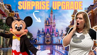 DISNEY WORLD SURPRISE UPGRADE!!! (Traveling to Disney & Resort Check-In)