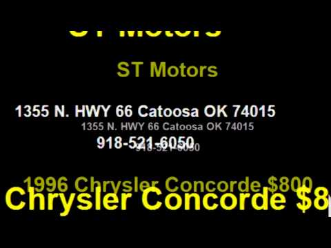 1996 Chrysler Concorde $800 918-521-6050 by ST Motors