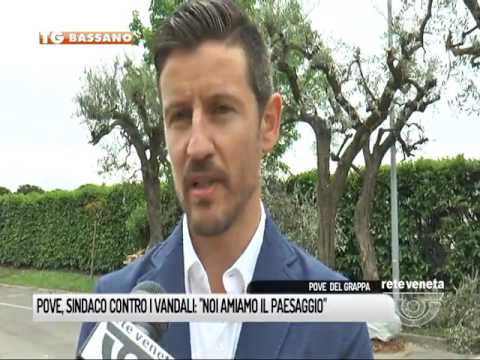 TG BASSANO (08/05/2017) - POVE, SINDACO CONTRO I VANDALI: «NOI AMIAMO IL PAESAGGIO»